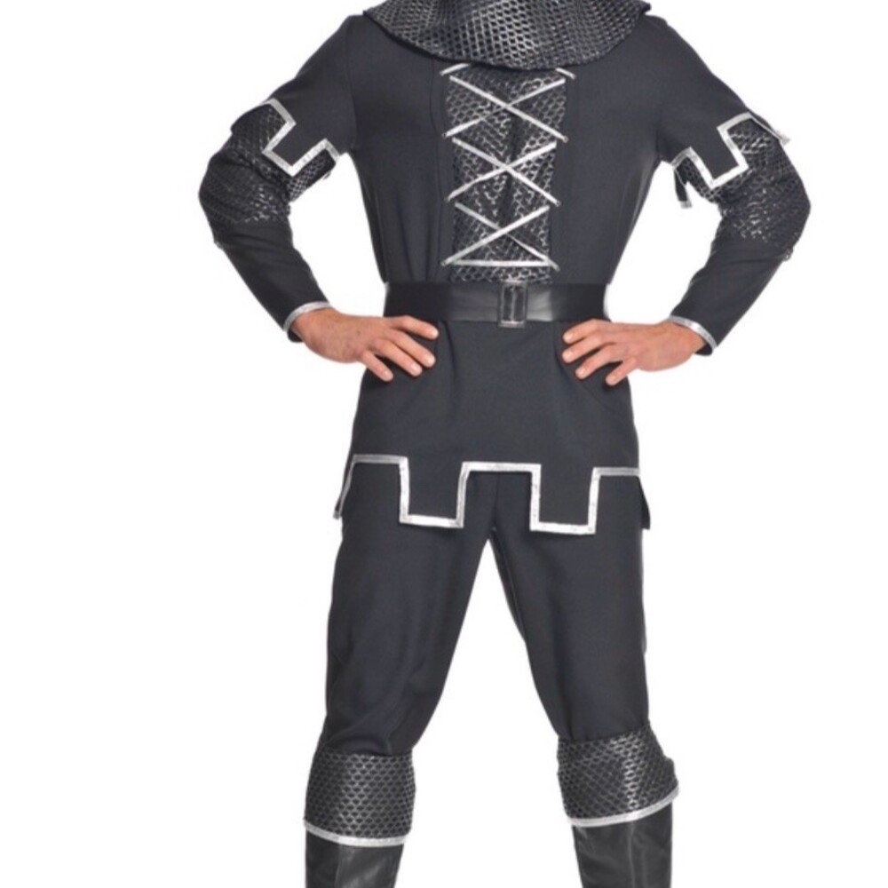 Spirit Halloween Men's Medieval Knight Costume Tunic & Pants One Size Faire NICE